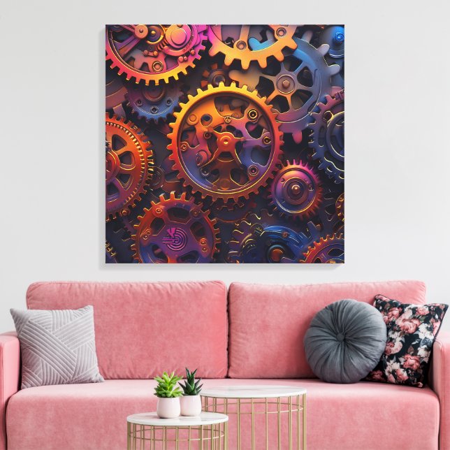 Arte de lona de engranajes (Insitu (Sala de estar))