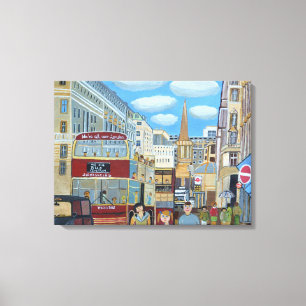 Arte de lona de Oxford Street London