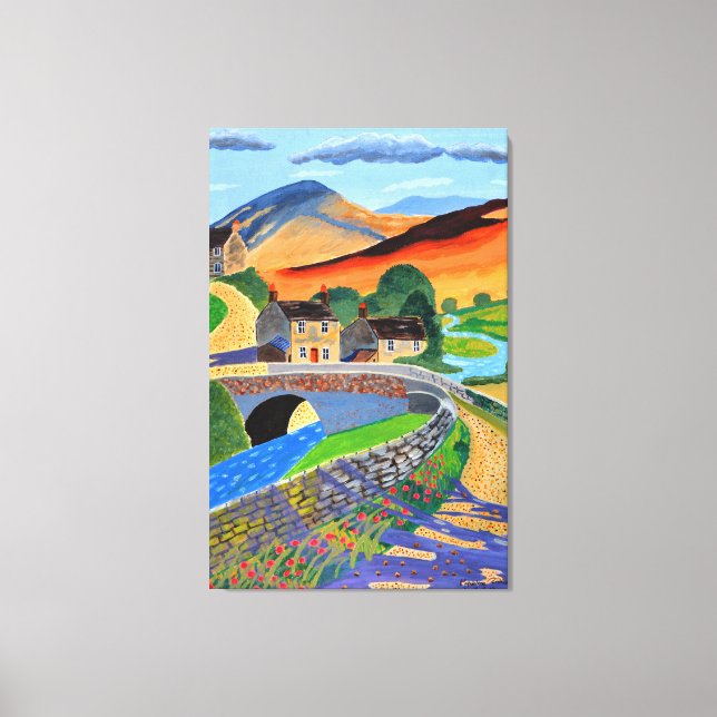 Arte de lona en las tierras altas de Escocia (Anverso)