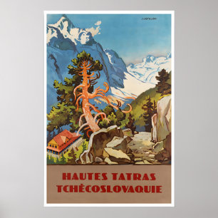 Arte de los Altos Tatras Checoslovaquia Póster de