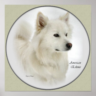 Arte de los regalos del perro esquimal estadounide