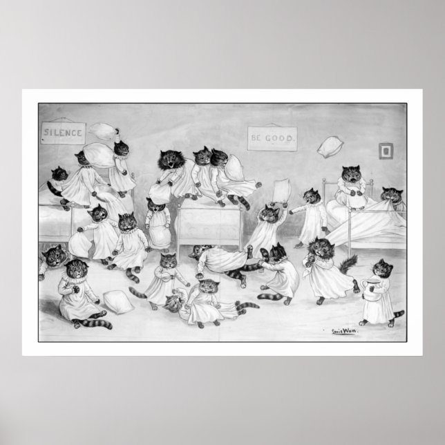 Arte de Louis Wain 1900 (Frente)