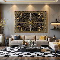 Arte de lujo Art Déco de oro