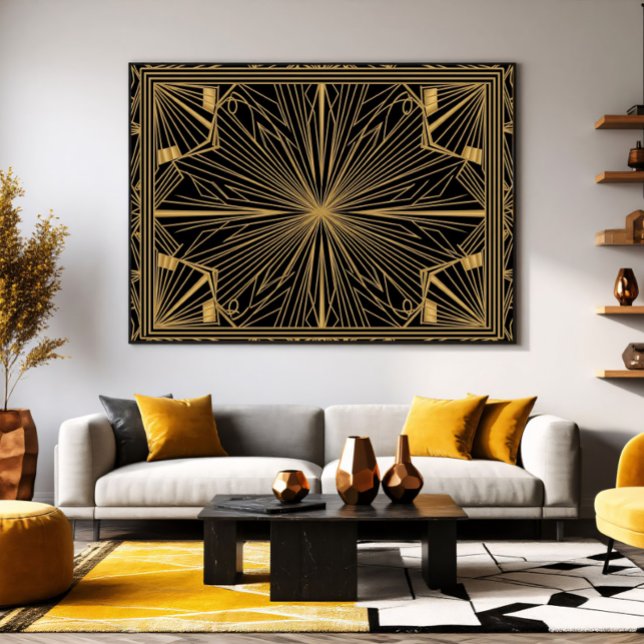 Arte de lujo Art Déco en oro (Subido por el creador)