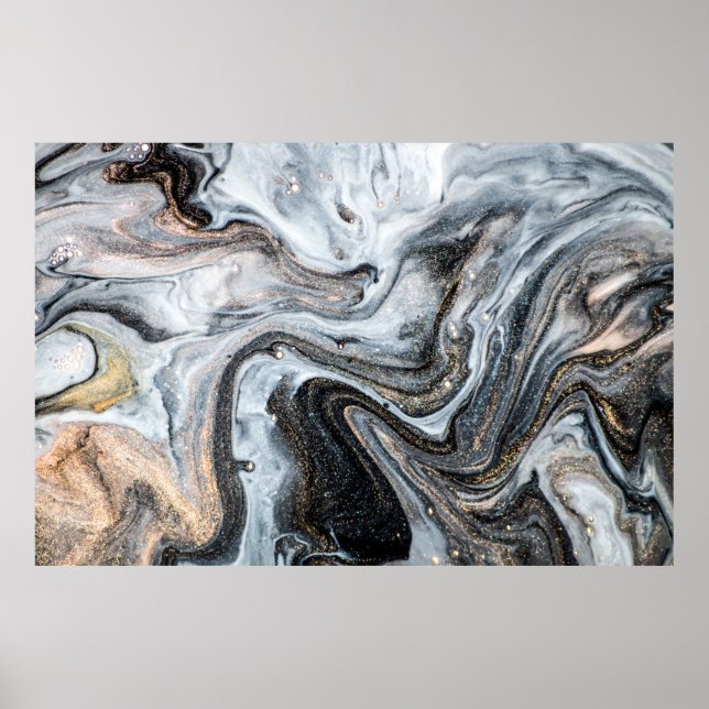 Arte de lujo de estilo oriental. Giro dorado, arti (Frente)