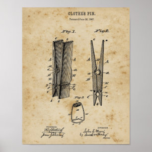 Arte de madera del modelo del Pin de ropa de la