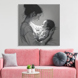 Arte de madre e hijo