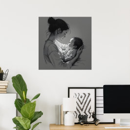 Arte de madre e hijo