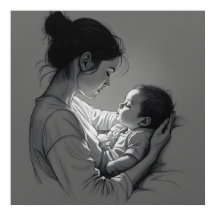 Arte de madre e hijo