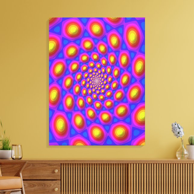 Arte de Mandala de Estado Propio Cuántico (Insitu (Sala de estar))