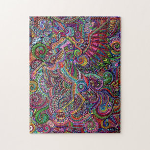 Arte de Mandala de Unicornio Rompecabezas Desafian
