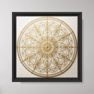 Arte de Mandala elegante minimalista moderno