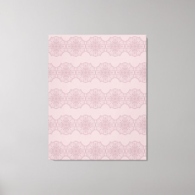Arte de Mandala Rosa Boho Dibujado a Mano en Impre (Anverso)