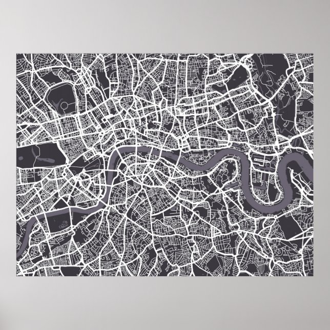 Arte de mapas callejeros de Londres (Frente)