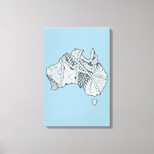 Arte de mapas de Australia