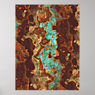 Arte de mármol verde ocre Verde azulado de color t
