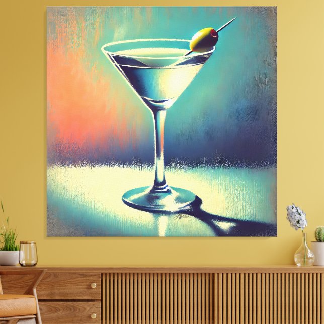 Arte de Martini de Blues que Amo de Mitad de Siglo (Insitu (Sala de estar))