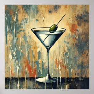 Arte de Martini de Medios Mixtos de Mitad de Siglo