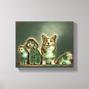 Arte de mascota feliz