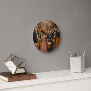 Arte de Mascota Personalizado Reloj de Pared de Ac
