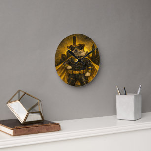 Arte de Mascota Personalizado Reloj de Pared de Ac