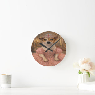 Arte de Mascota Personalizado Reloj de Pared de Ac
