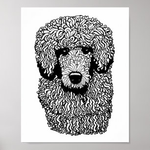 Arte de Mascotas de Animales de Cabeza de Perro de