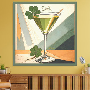 Arte de mediados de siglo moderno Martini de trébo