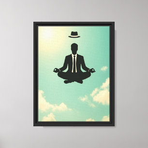 Arte de Meditación Flotante de Empresarios