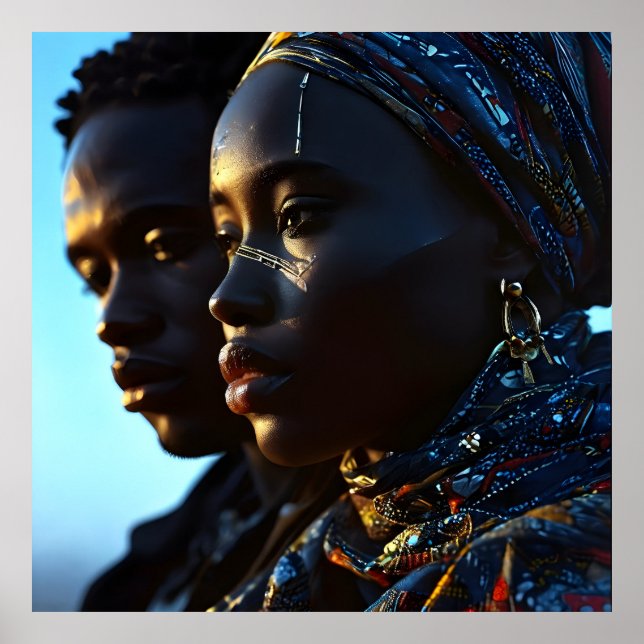 Arte de moda de África (Frente)