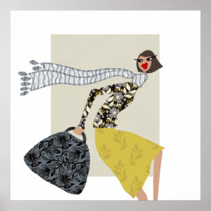 Arte de moda de Miss Honey temporada de invierno