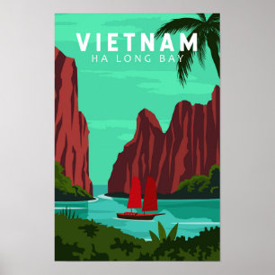 Arte de moda de viaje de Ha Long Bay Vietnam
