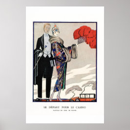 Arte de moda francés vintage