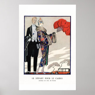 Arte de moda francés vintage