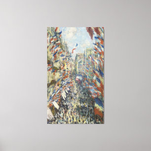 Arte de Monet, La Rue Montorgueil en París