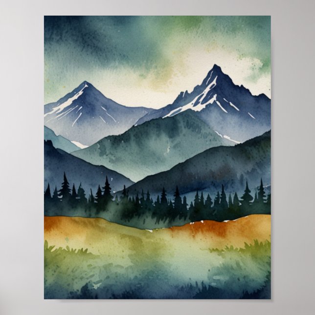 ARTE DE MONTAÑA AL ACUARELA (Frente)