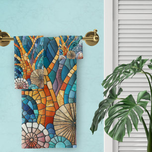 Arte de mosaico de Coral Reef