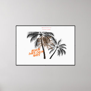 Arte de motivación de palmera – Totalmente persona