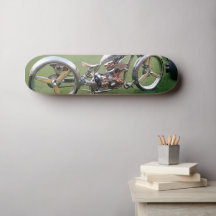 Arte de motocicleta monopatín