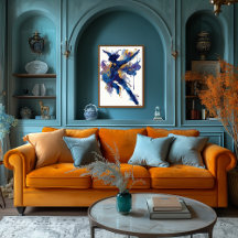 Arte de movimiento dinámico de patinador de tinta 