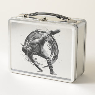 Arte de movimiento monocromo de estilo urbano