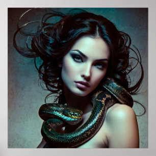 Arte de mujer serpiente