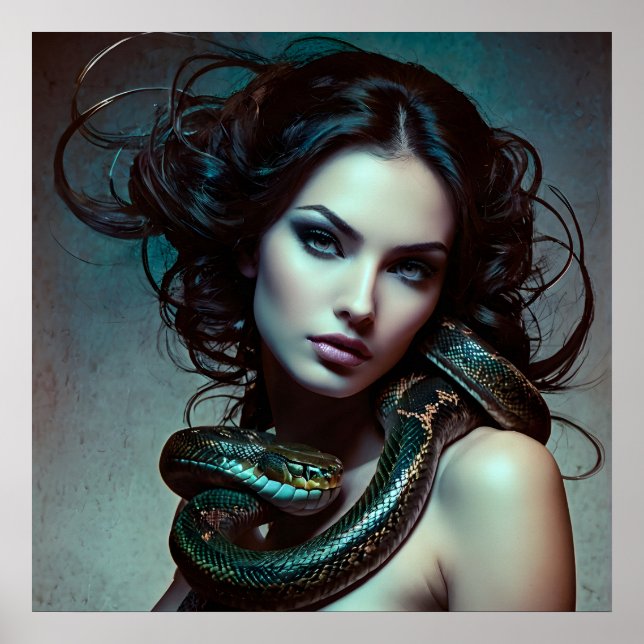 Arte de mujer serpiente (Frente)