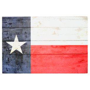 Arte de Muro de Madera con Bandera Rusa de Texas