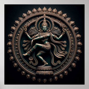 Arte de Nataraja Bailarín Cósmico del Señor Shiva