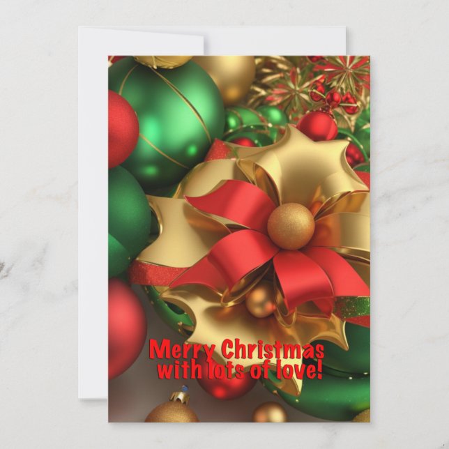 Arte de Navidad generado por IA (Anverso)