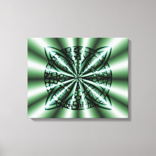 Arte de nudo celta verde