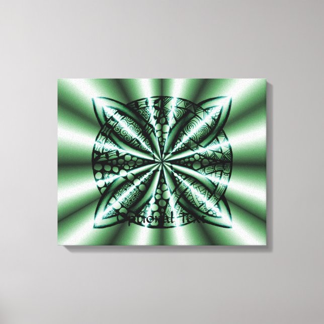Arte de nudo celta verde (Anverso)