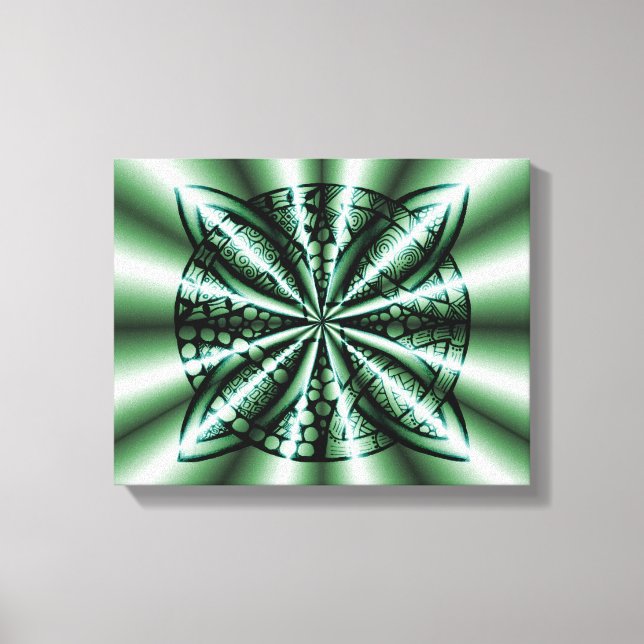 Arte de nudo celta verde (Anverso)