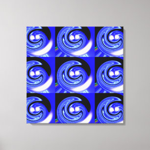 Arte de nueve ondas cósmicas